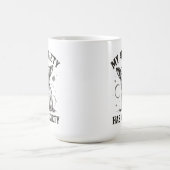 Funny Chihuahua Anxiety Shirt – Distressed Nervous Koffiemok (Center)