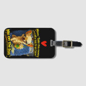 Funny Chihuahua Bus Meme Teen Gift Bagagelabel (Voorkant (horizontaal))