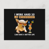 Funny Chihuahua Chihuahua Lover Gifts Aankondigingskaart (Voorkant)