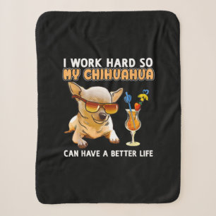 Funny Chihuahua Chihuahua Lover Gifts Sherpa Deken