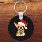 Funny Chihuahua Christmas Shirt For Dog Lovers Wom Sleutelhanger (Voorkant)