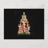 Funny Chihuahua Christmas Tree Xmas For Chihuahua Briefkaart (Voorkant)