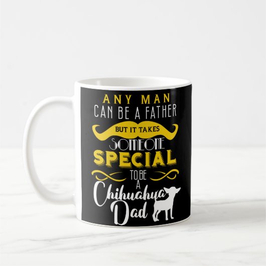 Funny Chihuahua Dad Hondenliefhebber Coffee Mok Gi (Links)