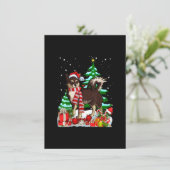 Funny Chihuahua Dog Christmas Xmas Cute Kaart (Staand voorkant)