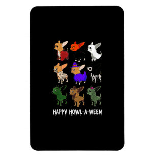Funny Chihuahua Dog Halloween Happy Halloween Magneet