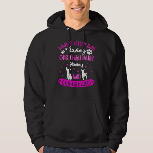 Funny Chihuahua Dog Idea Hoodie (Voorkant)