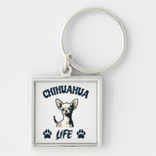 Funny Chihuahua Dog Sleutelhanger