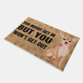 Funny Chihuahua Gezegde doormat, Dog Mam Deurmat (Schuin)