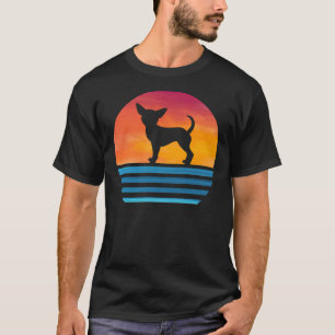 Funny Chihuahua mama Dog  Silhouette Chiwaw T-shirt