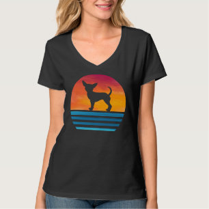 Funny Chihuahua mama Dog  Silhouette Chiwawa T-shirt