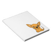 Funny Chihuahua Puppy Dog Notitieblok (Schuin)
