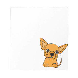 Funny Chihuahua Puppy Dog Notitieblok
