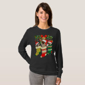 Funny Chihuahua Sokken voor Kerstmis Funny Dog Xma T-shirt (Voorkant volledig)
