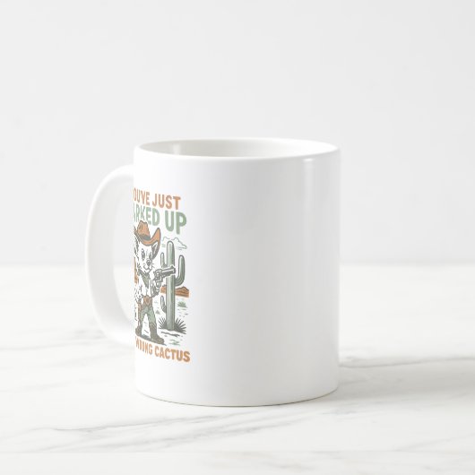 Funny Chihuahua Western Mug – You've Just Barked  Koffiemok (Voorkant links)
