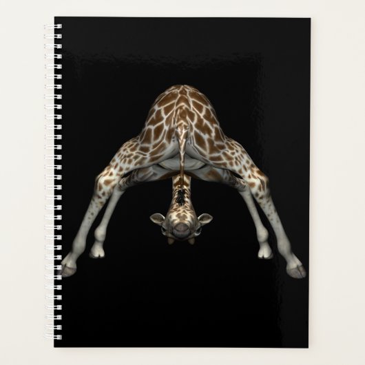 Funny Childish Giraffe Planner (Voorkant)
