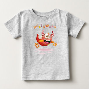 Funny Childish Halloween Monster Toddler Baby T-Sh