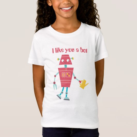Funny Children's ik vind je een bot T-shirt (Voorkant)