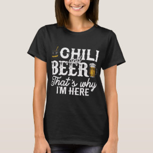 Funny Chili Cook Off Party Beer T-shirt