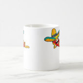 Funny Chili Vibes Pepper With Sombrero Moustache M Koffiemok (Center)