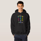 Funny Chillin met mijn Bunny Kinder paaspret Hoodie (Voorkant volledig)