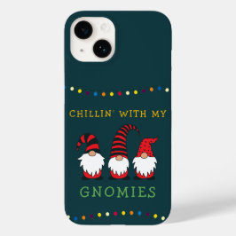 Funny Chillin' met mijn Gnomen-kerstgeweer | Case-Mate iPhone 14 Hoesje