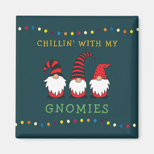 Funny Chillin' met mijn Gnomen-kerstgeweer   Ma Magneet