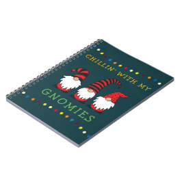 Funny Chillin' met mijn Gnomen-kerstgeweer | Notitieboek