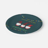 Funny Chillin' met mijn Gnomen-kerstgeweer | Papieren Bordje (Gekanteld)