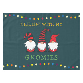 Funny Chillin' met mijn Gnomen-kerstgeweer | Tafelkleed