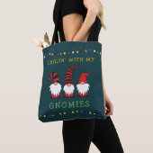 Funny Chillin' met mijn Gnomen-kerstgeweer | Tot Tote Bag (Dichtbij)