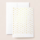 Funny Chillin met mijn Gnomen St Patricks Day Gold Folie Kaarten (Met envelop)