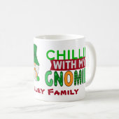 Funny Chillin met mijn Gnomies St Patricks Day Koffiemok (Voorkant rechts)