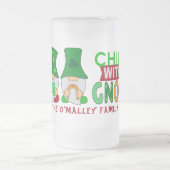 Funny Chillin met mijn Gnomies St Patricks Day Matglas Bierpul (Center)