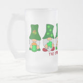 Funny Chillin met mijn Gnomies St Patricks Day Matglas Bierpul (Links)