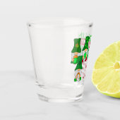 Funny Chillin met mijn Gnomies St Patricks Day Shot Glas (Links)