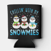 Funny Chillin met mijn Snowmies kerst Blikjeskoeler (Achterkant)