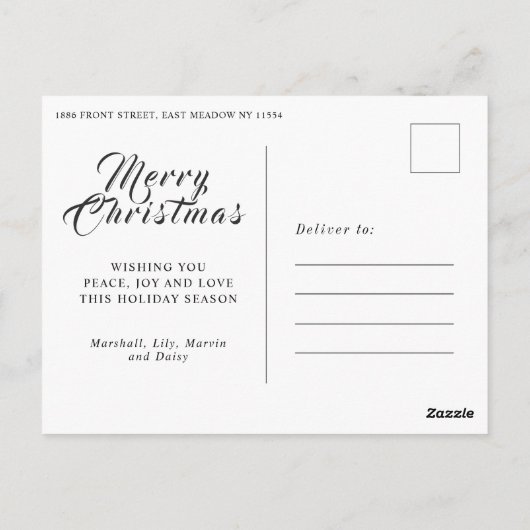 Funny Chillin met mijn Snowmies-kerstBriefkaart Briefkaart (Achterkant)