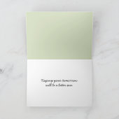 Funny Chimpansee on a Rock Kaart (Binnen)