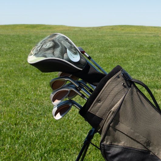 FUNNY CHIMPANZEE GOLFHEADCOVER (Insitu)