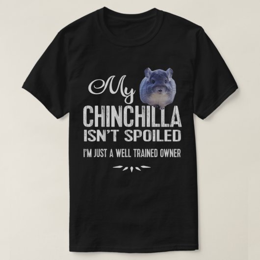Funny Chinchilla T-shirt (Design voorkant)