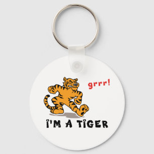Funny Chinese Zodiac Tiger Sleutelhanger