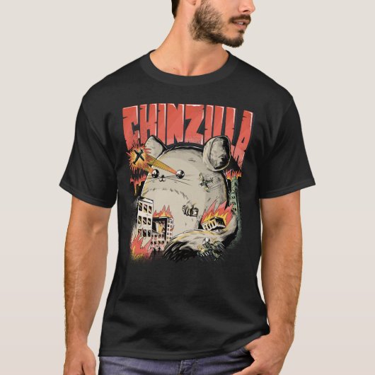  Funny CHINZILLA Cool Gift For Chinchilla Owners T-shirt (Voorkant)