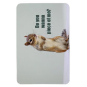 Funny Chipmunk Afbeelding Magneet (Verticaal)