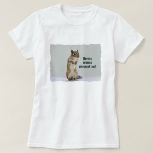 Funny Chipmunk Afbeelding T-shirt