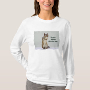 Funny Chipmunk Afbeelding T-shirt