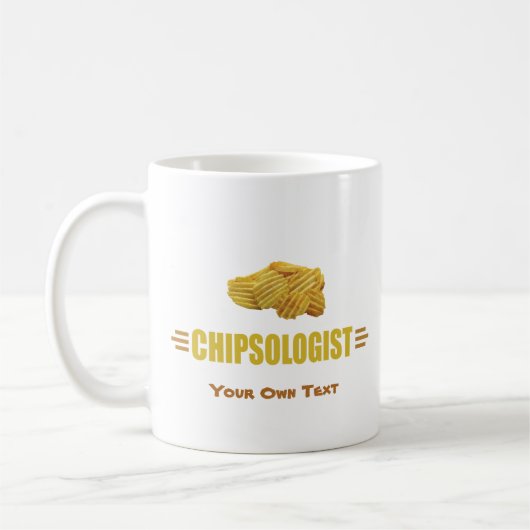Funny CHIPSOLOGIST Potato Chip Lovers Koffiemok (Links)