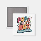 Funny Chiropractic Quote for Spine Health Lovers Magneet (Voorkant / Achterkant)