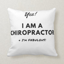 Funny Chiropractor Bold Black and White Cute