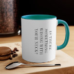 Funny Chiropractor Bone Correcer Coper Gag Mok<br><div class="desc">Deze koffie-mok is een geweldig geschenk voor je favoriete chiropractor, want wie houdt niet van een warme kop chocolade of koffie na een harde werkdag die botten fluistert en bijstelt. In de tekst staat: "Is er iets mis met je nek?" Perfect geschenk voor een chiropraktijk die dag of herdenkingsdag heropent...</div>