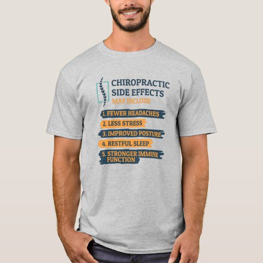 Funny Chiropractor Gag T-shirt (Voorkant)